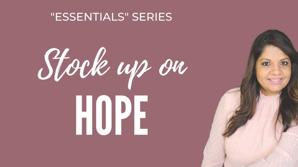 Essentials - Stock up on hope YT